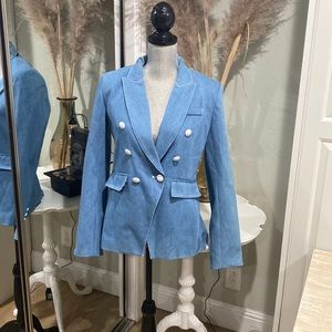 Brand New Denim  blazer Veronica beard inspired
